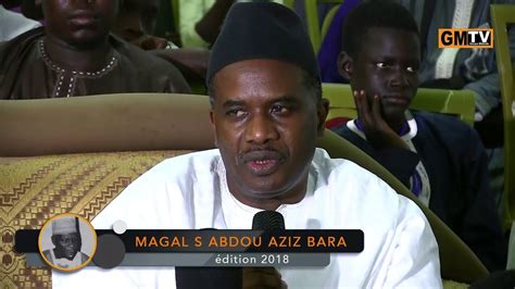 Cérémonie officielle Magal S Abdou Aziz Discours Serigne Cheikh Aziz