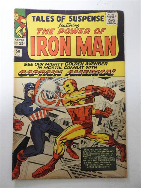 Tales Of Suspense Vg Fn Condition Comic Books Silver