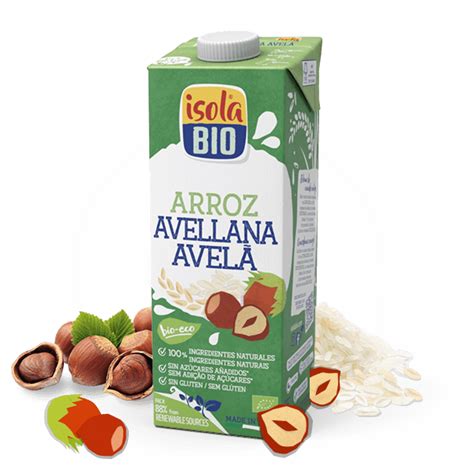 Bebida De Arroz Avellana Isola Bio