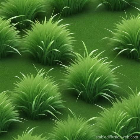 Seamless Stylized Grass Texture | Stable Diffusion Online