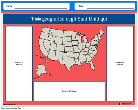 Paesaggio Geografico Usa Colore Storyboard Por It Examples