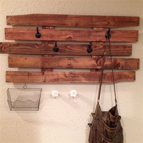 Wooden Pallet Coat Rack Ideas Pallet Wood Projects