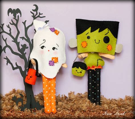 Pdf Halloween Franky And Ghost Dolls With Masks And Bags Plush Doll