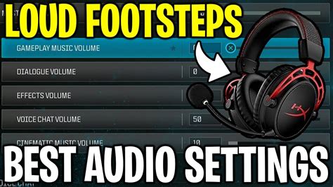 Best Audio Settings For Warzone Loud Footsteps In Urzikstan Youtube