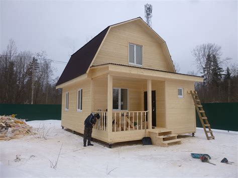 Каркасный дом 6х6