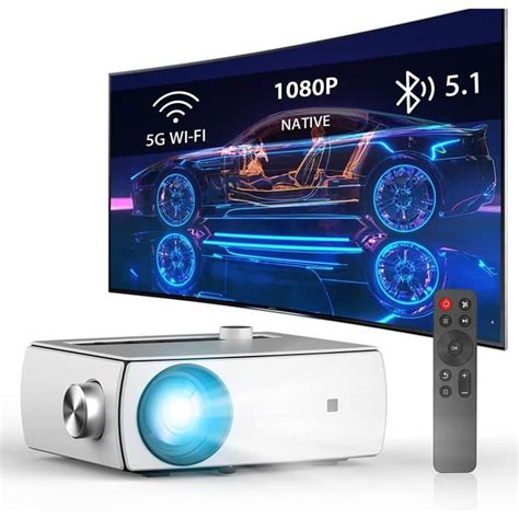 Vid Oprojecteur Wifi Mini Projecteur Full Hd Lumens