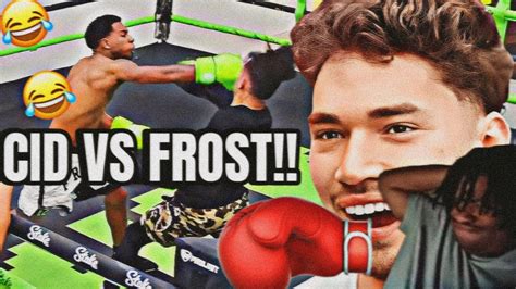 Deshae Frost Vs King Cid L Adin Ross Boxing Event REACTION YouTube