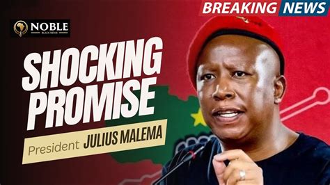 Julius Malema Shocks South Africa With Bold Election Promises Youtube