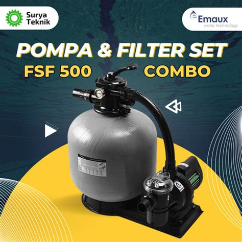 Jual Pompa Kolam Renang Sc V Filter Set Emaux Combo Fsf W