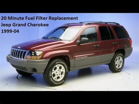 Change Fuel Filter Jeep Grand Cherokee