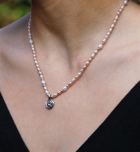 Sterling Silver Freshwater Pearl Necklace Sterling Silver Freshwater Pearl Necklace Will