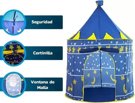 Casita De Juegos Plegable Ni Os Carpa Pelotero Castillo En Venta En