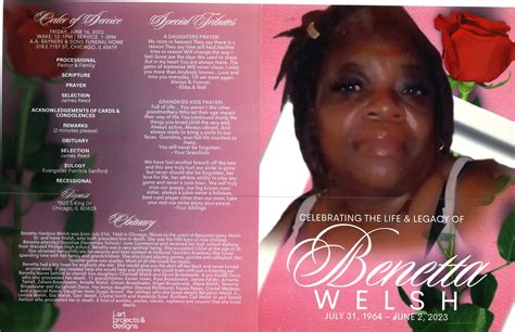 Benetta Welsh Obituary Aa Rayner And Sons Funeral Homes