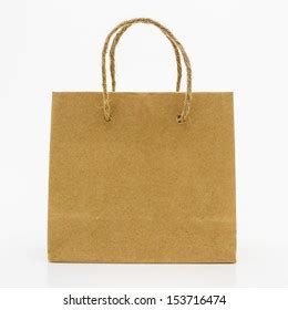 Blank Brown Paper Bag Isolated On Stock Photo 153716474 | Shutterstock