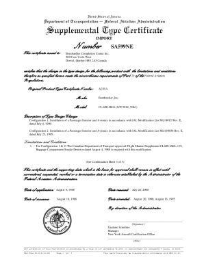 Fillable Online Rgl Faa FAA Aviation CertificationUS Department Of