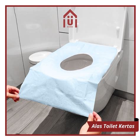 Jual UNISO ALAS DUDUK KLOSET TOILET KERTAS DISPOSABLE PORTABLE TRAVEL