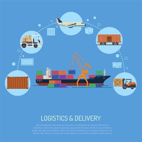 Premium Vector Logistics And Delivery Concept