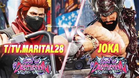 Tekken Hwoarang T Tv Marital Vs Feng Joka Ranked Matches