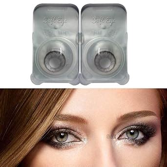 Buy Soft Eye 1 Pair Of Monthly Color Contact Lens GREY Zero Power