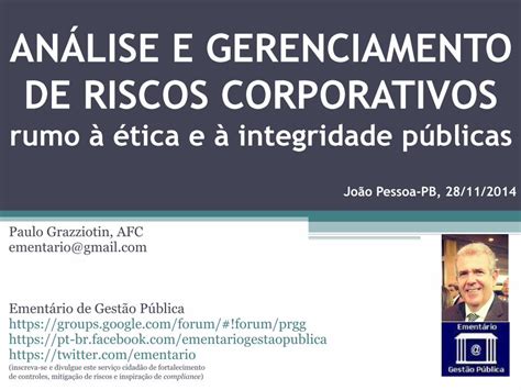 PDF ANÁLISE E GERENCIAMENTO DE RISCOS CORPORATIVOS autarquias como