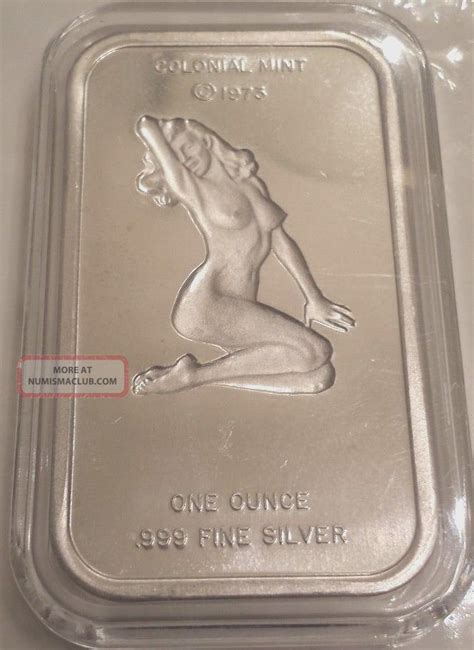 Colonial Marilyn Monroe Silver Bar Rare Limited Edition