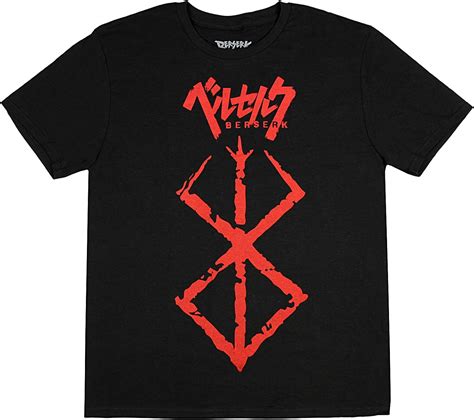 Berserk Brand Of Sacrifice Graphic T Shirt Red Brushed