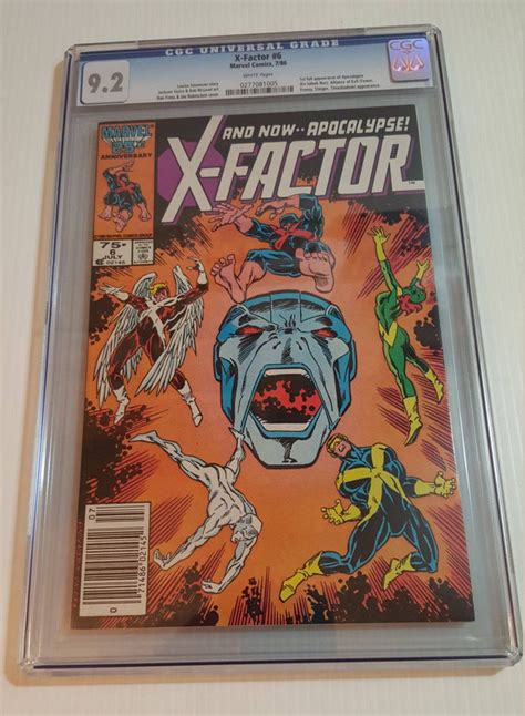 Apocalypse First Appearance Newstand Variant Edition X Factor Cgc