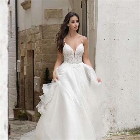 Modello Abiti Da Sposa Abito Da Sposa In Tulle Abito Da Sposa