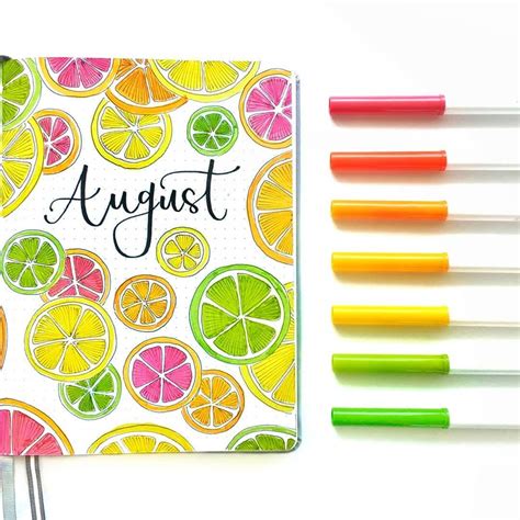 34 August Bullet Journal Ideas Youll Want To Try This Summer Thefab20s