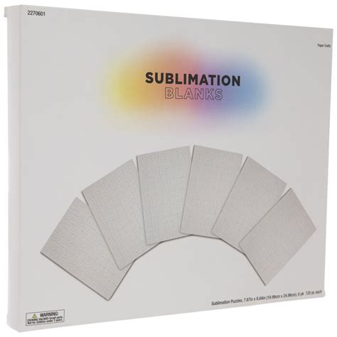 Puzzle Sublimation Blanks Hobby Lobby 2270601