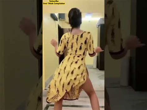 Desi Hot Ass Shaking Dancing Tiktoker Girl In Tight Kameez Booty Show Hips Moving Aunty Hotback