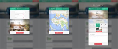 List Your Car by Meng To on Dribbble