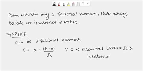 Solved Prove That Between Any Two Rational Numbers There Is An