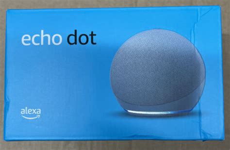 Amazon Echo Dot 4th Gen Twilight Blue Smart Speaker With Alexa 840080512389 Ebay