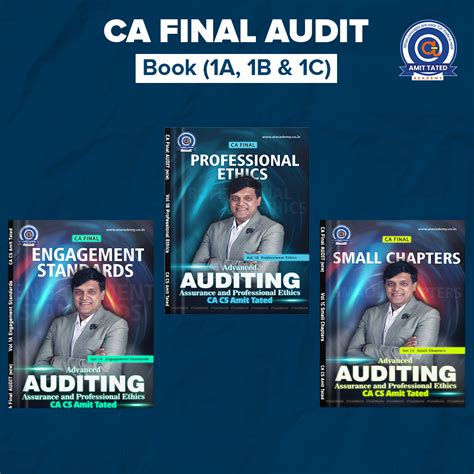 AT Academy CA FINAL AUDIT BOOK 1A 1B 1C BY CA CS AMIT TATED