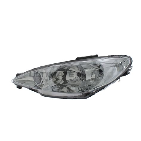 Peugeot 206 Headlight Headlamp Passenger Side LH Halogen