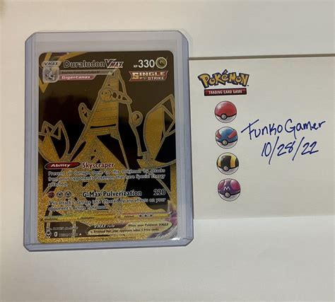 Pokemon Tcg Duraludon Vmax Tg Tg Gold Silver Tempest Nm M Values