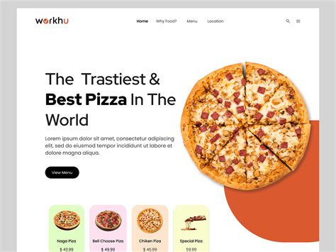 Pizza Website designs, themes, templates and downloadable graphic elements on Dribbble