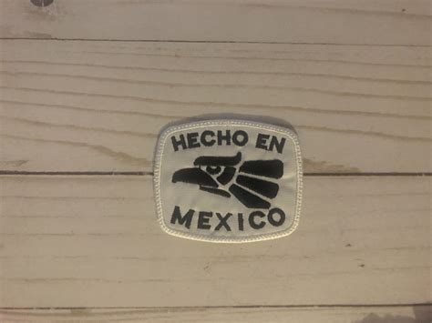 Emblema De M Xico Guila Bordado Coser En Parche Etsy