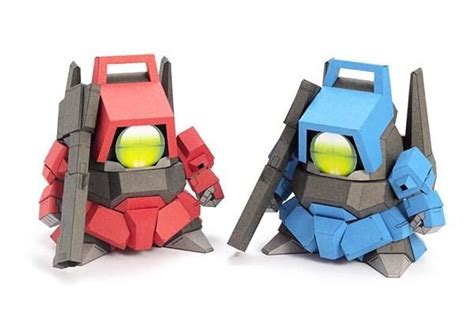 The Cute 5cm Gundam V4 Papercrafts Gadgetsin Gundam Papercraft