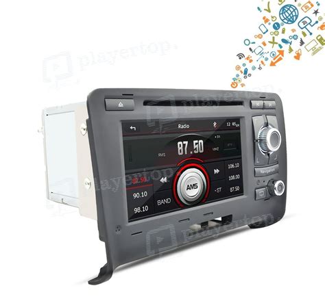 GPS Audi TT Autoradio Android 11 2003 2011 Player Top