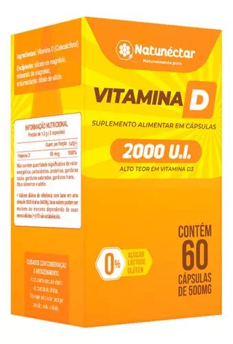 Vitamina D Ui Mg C Psulas De Natunectar Mercadolibre