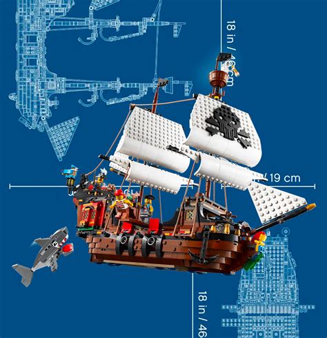 2015 Lego Pirates The Brick Bounty Pirate Ship 70413 52 Off