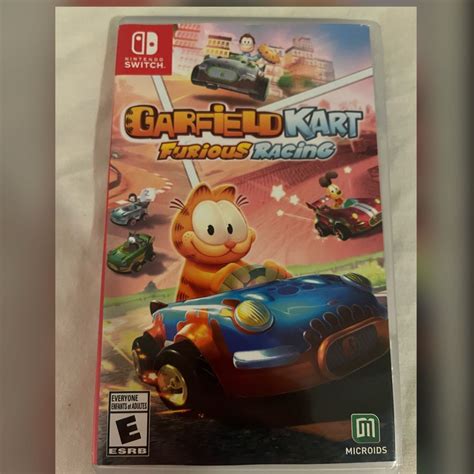 Garfield Kart Furious Racing Switch Nintendo Racing Game Mario Cart