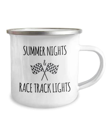 Racing Camper Mug Race Track Lights Racing Lover T Race Fan Mug Car Racing T