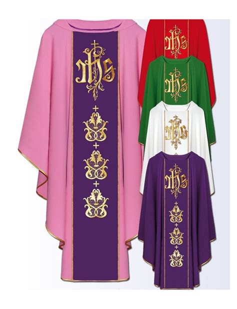 Chasuble With Computer Embroidered Belt Sewofworld Poland