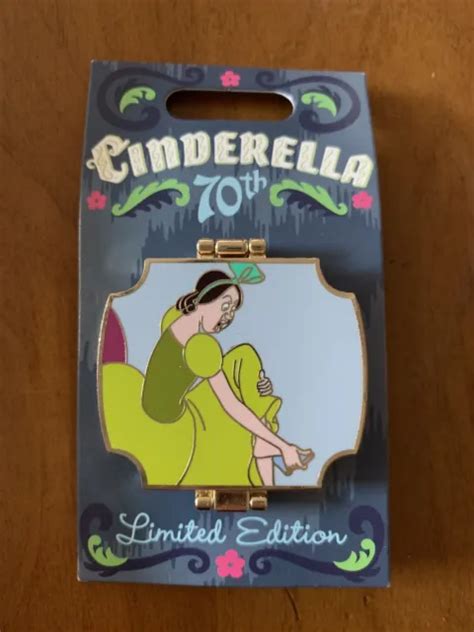 Disney 70th Anniversary Cinderella Glass Slipper Drizella Anastasia Folding Pin £844 Picclick Uk