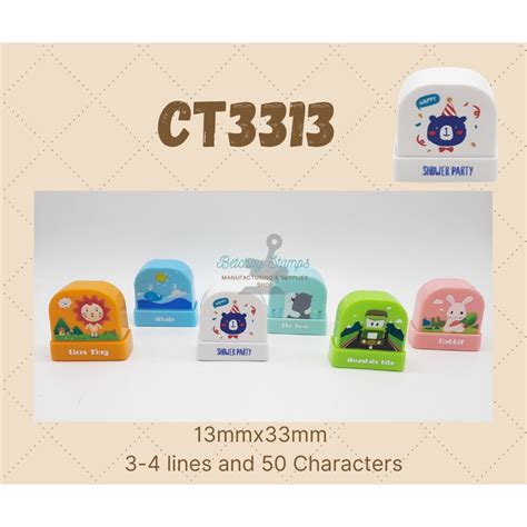 Betchay Stamp Cod Cute Ct Self Inking Stamps Shopee Philippines