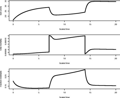 The Temporal Pattern Of Size Total Mortality Of Differentiated Cells