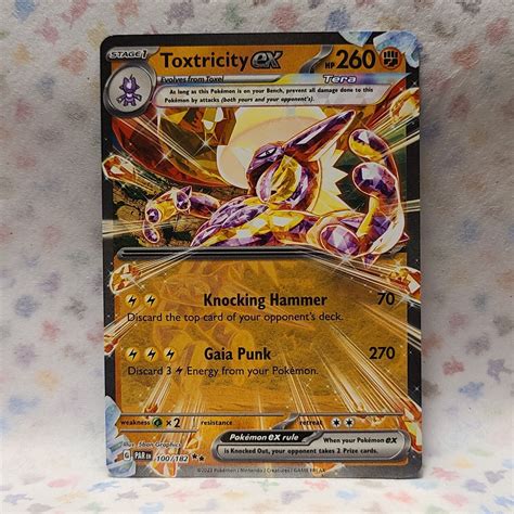 Toxtricity Ex Paradox Rift Holo Double Rare Ebay